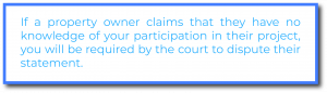 Alaska notice of right to lien dispute