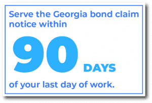 When is the deadline for serving the Miller Act notice in Georgia