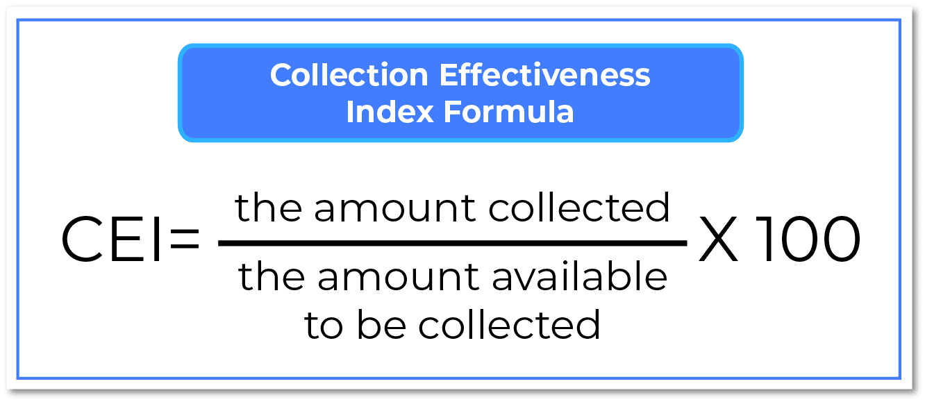 Collection Effectiveness Index Formula